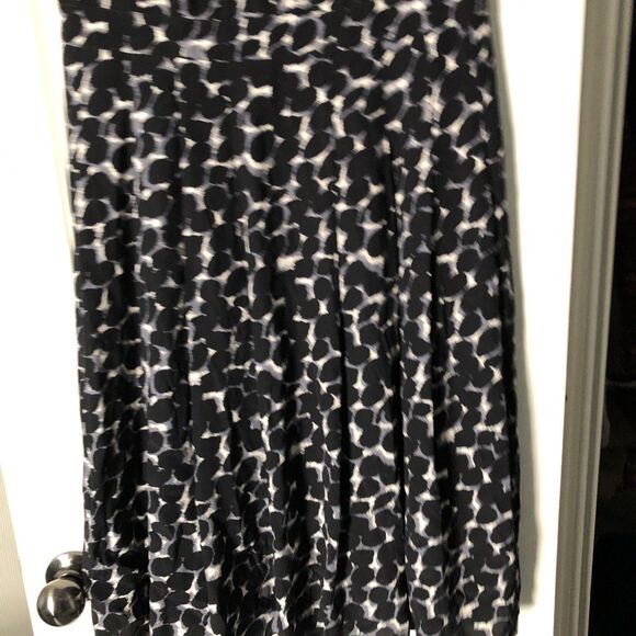 Talbots Sz 6 Black Gray Career Midi Dress - Picture 5 of 8